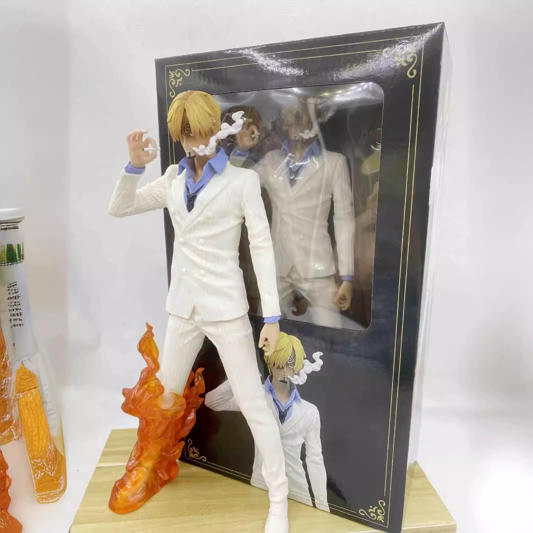 One Piece GK Fantasy Shanzhi Black and White Ocean King Vince Mocking Gexia hand -made model decoration wholesale