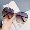 Brand glasses solar-powered, fashionable sunglasses, sun protection cream, 2021 years, new collection, Korean style, UF-protection, fitted