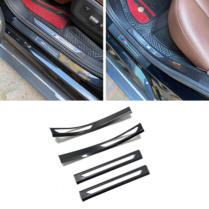 Suitable for 19 Model Bmw X5 Door Sill Strip Modification, Welcome Pedal, Trunk Rear Guard, Tailgate Protective Trim Strip Sticker