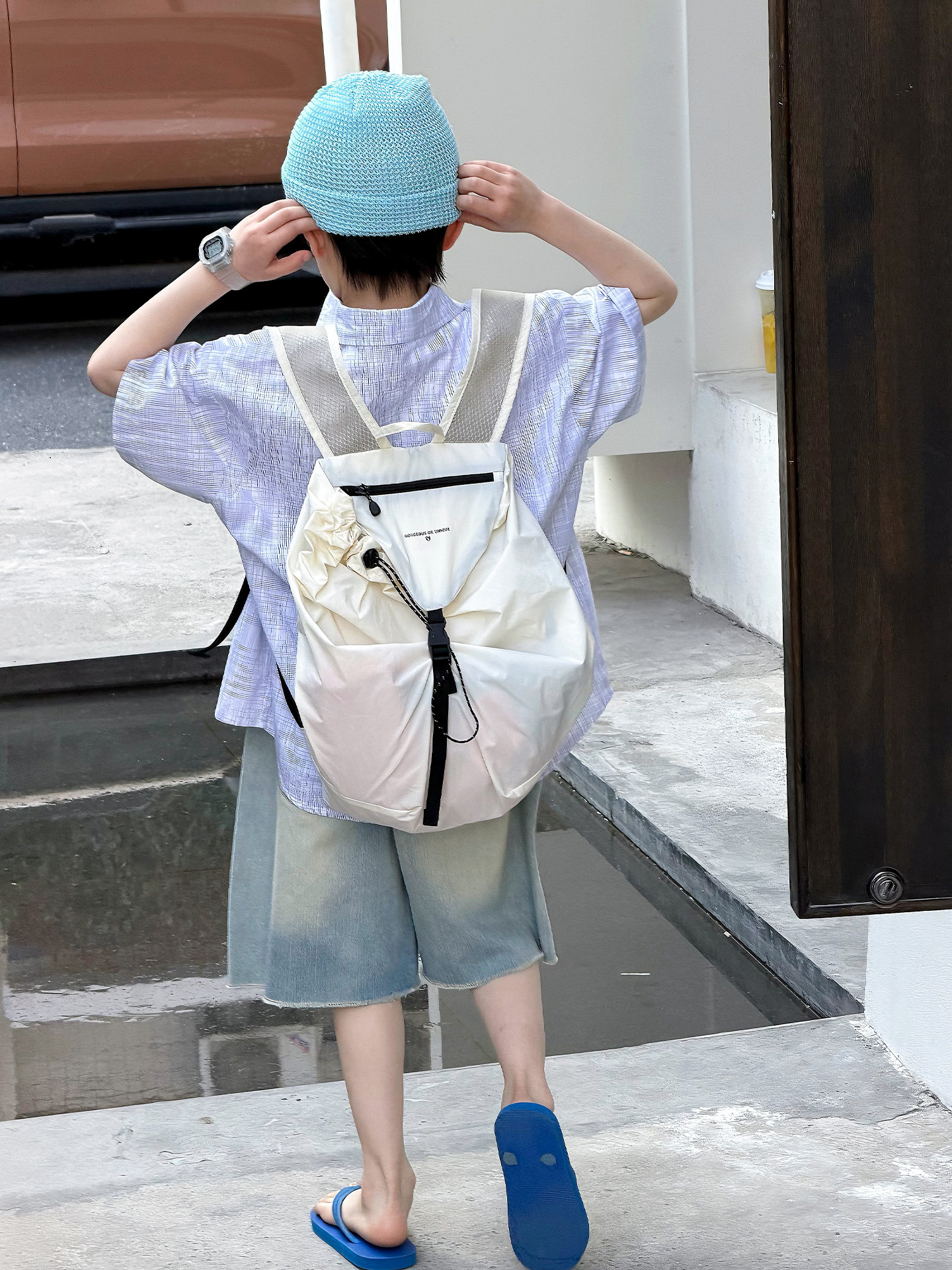 Camisas de mangas cortas para niños 2026 ropa infantil de verano nuevo estilo coreano de moda infantil camisa transpirable delgada de verano