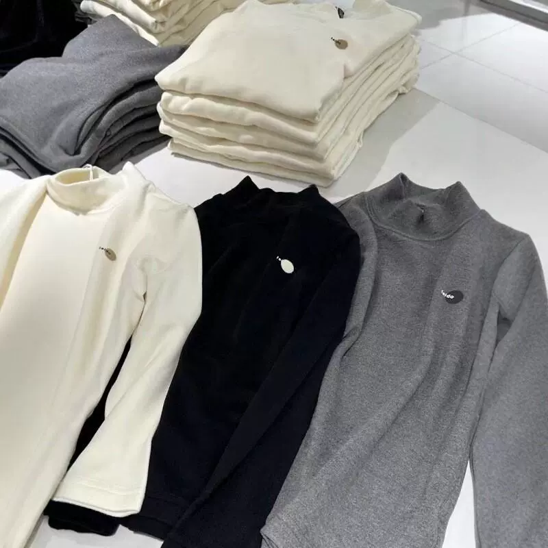 男童半高领打底衫2025新款秋冬洋气儿童真德绒保暖内搭T恤弹力上