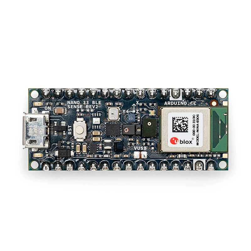 Оригинальная платформа Arduino Nano 33 BLE SENSE Rev2 ABX00069/70 Разработческая плата NRF52840