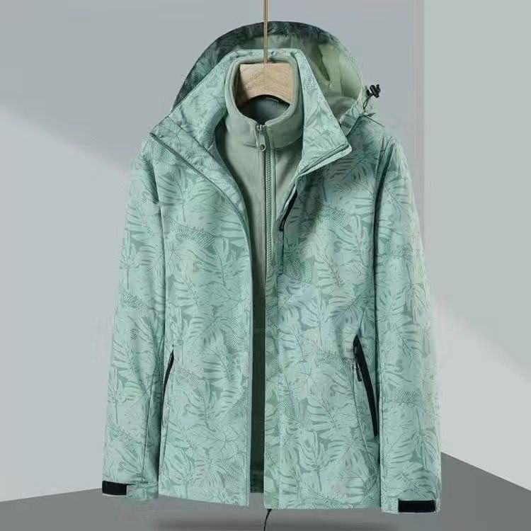 Chaqueta de hombre americano invierno y otoño más vello grueso chaqueta impermeable al aire libre hombre deportes de viento de puerto universal hombre