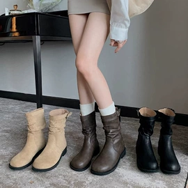 女式时装单鞋;女式皮靴;乐福鞋
