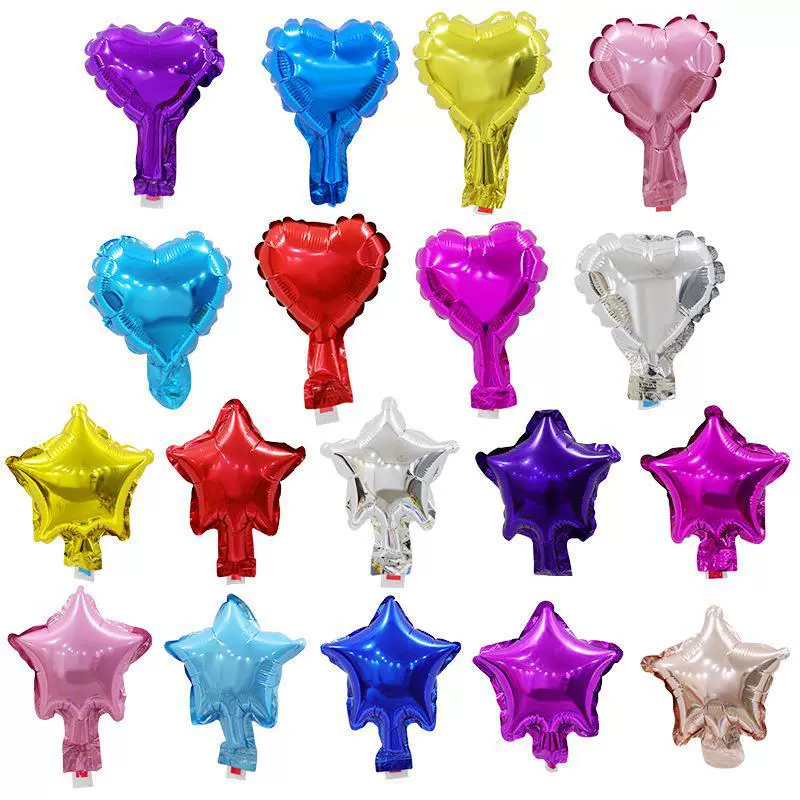 Balloon heart shaped, small layout, 5inch