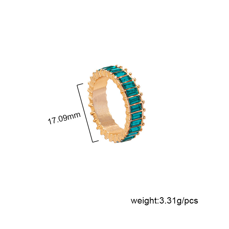 European And American Diamond Full Diamond Ring Wholesale display picture 1