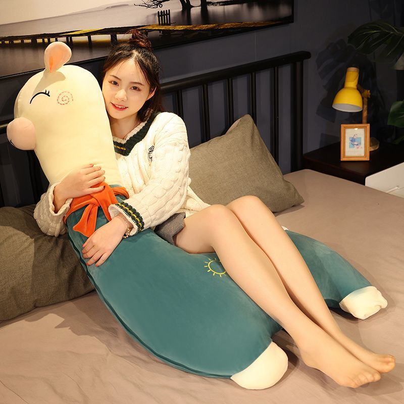 かわいいアルパカ枕ぬいぐるみ睡眠人形女の子妊婦ベッドロング睡眠脚枕クッション|undefined