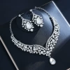 Silver white set, silver 587 sample