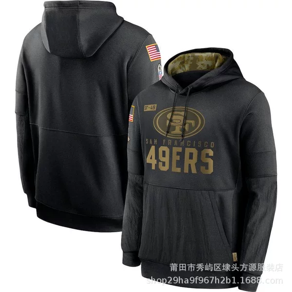 2020 NFL American Football Pullover Hoodie - Tribute Edition, Black