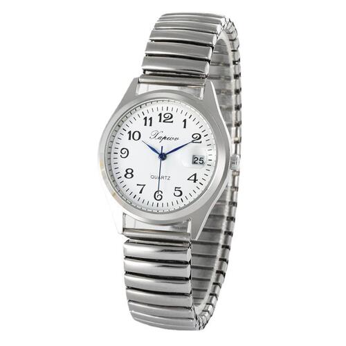Cross-border new xapwv luminous single calendar watch casual fashion waterproof men's watch brand elastic steel band