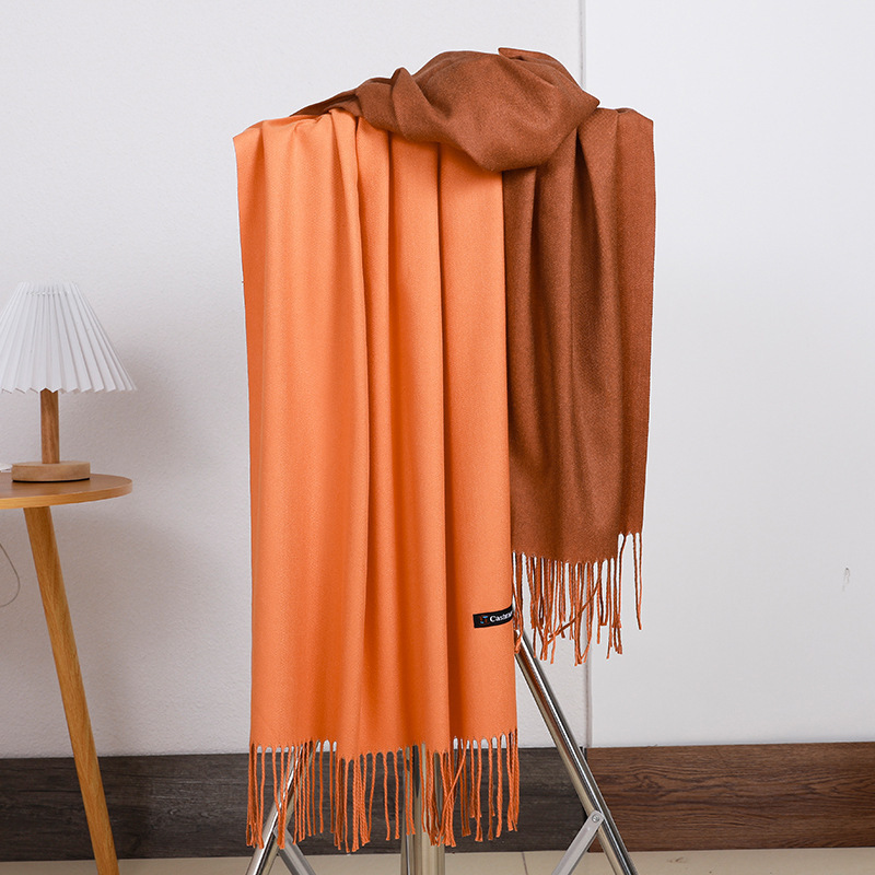 코튼 양면 - 10호 오렌지