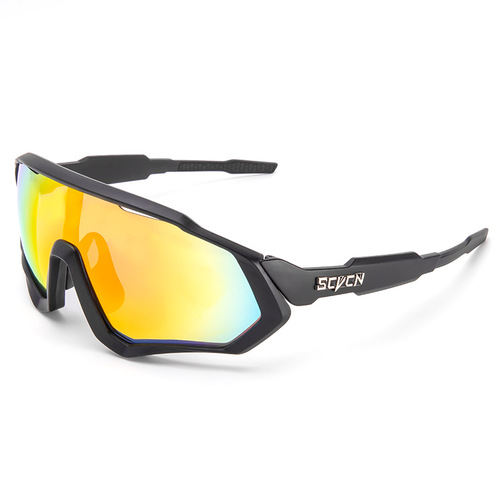 Outdoor Cycling Glasses UV400 Fashion Sports Bicycle Fully Coated Full Frame Running Windproof Glasses Wholesale