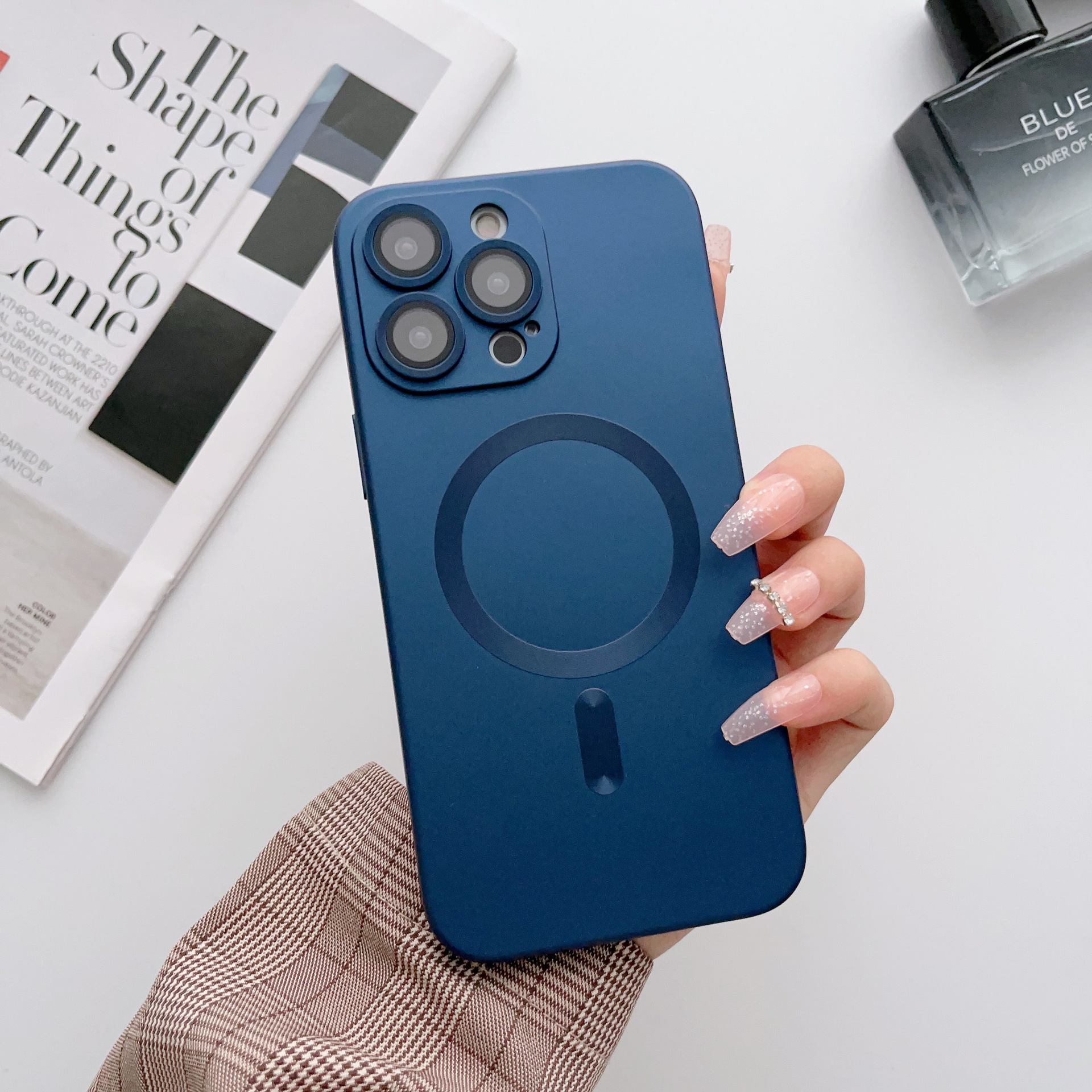 55g Weight iPhone Applicable Brands Tpu Material Vintage Style Solid Color Tpu   Phone Cases