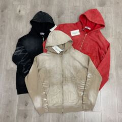 Vale Forever SAND GARDEN ZIP UP HOODIE美式潮牌绣花开衫卫衣潮
