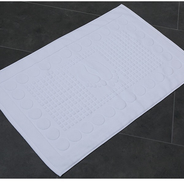 Floor Mat Hotel Floor Towel Pure Cotton Bathroom Non-Slip Toilet Mat Guesthouse Absorbent Towel Foot Mat Qianyue Floor Mat