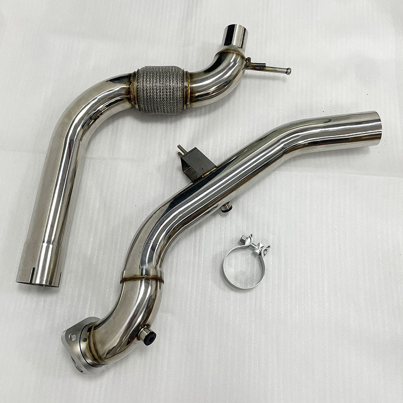 The Exhaust Pipe Head Section Is Suitable for 15-16 Ford Mustang Ecoboost 2.3t Ss 3inch