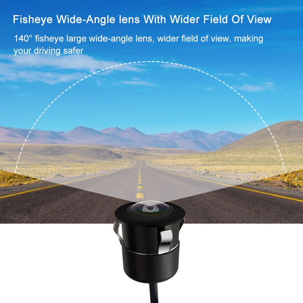 Universal 18.5mm Hd Car Reversing Camera Ahd1080P Fisheye Rear View Camera