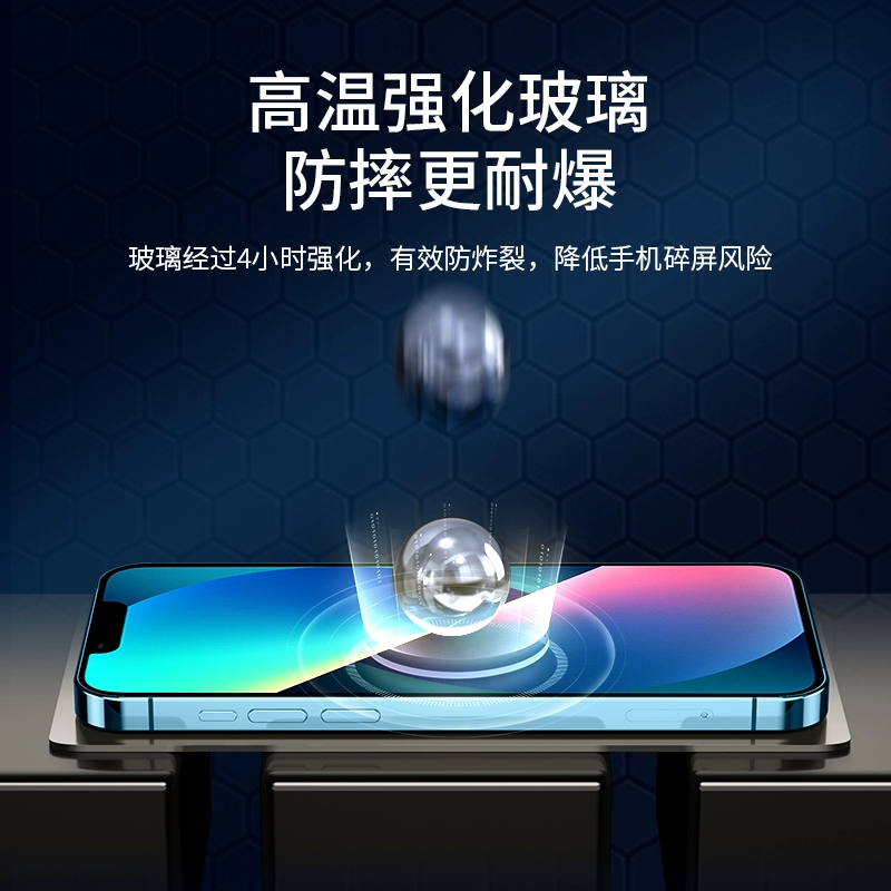 Защитное стекло для iPhone, совместимо с Apple 14/15 Pro, полноэкранное, для iPhone 13 mini, высокая четкость