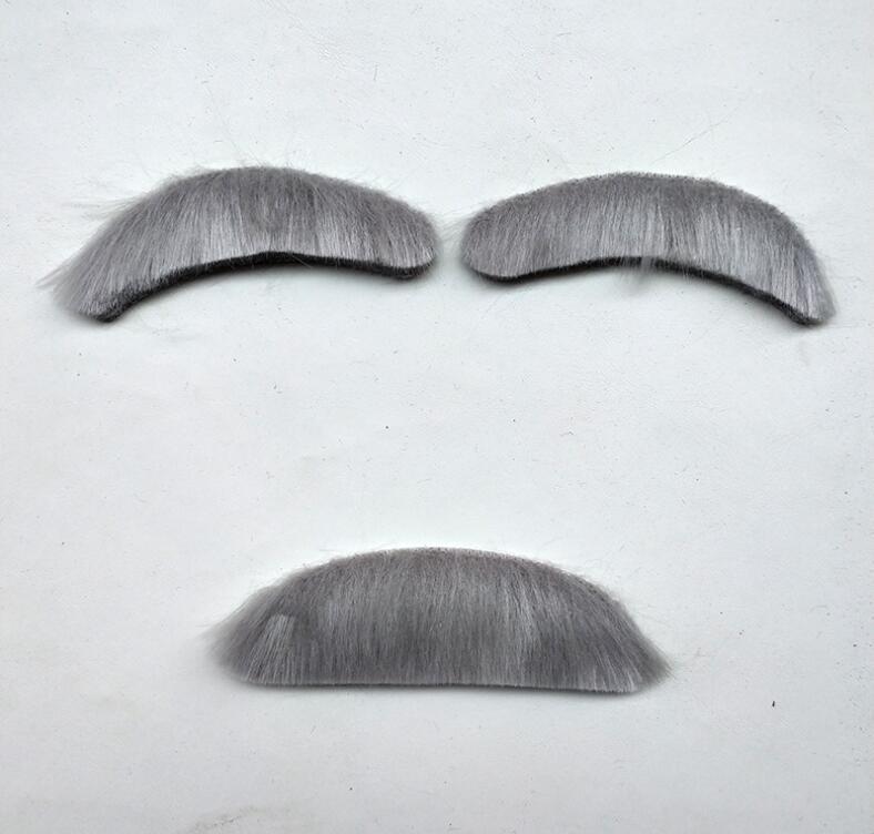 회색 수염 눈썹