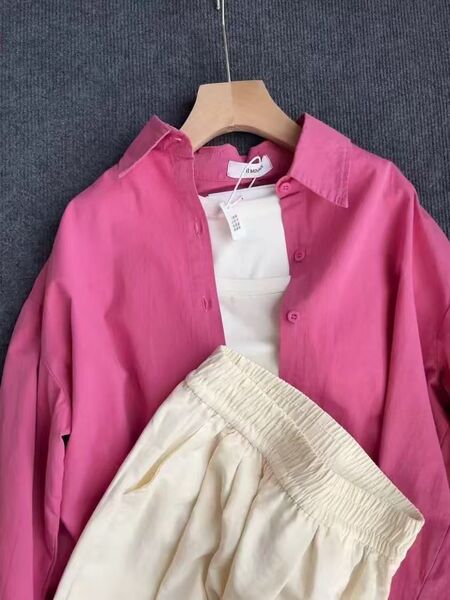 Red summer shirt
