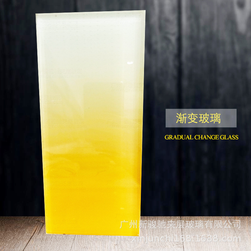 渐变玻璃 艺术玻璃 办公室隔断 玻璃背景墙适用于多种场景