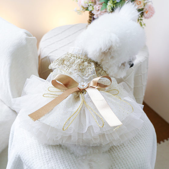 Factory direct supply/in stock new pet clothes dog cat clothing princess dress dream star dress