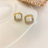 Silver needle, South Korean earrings, fashionable advanced goods, silver 925 sample, 2021 collection