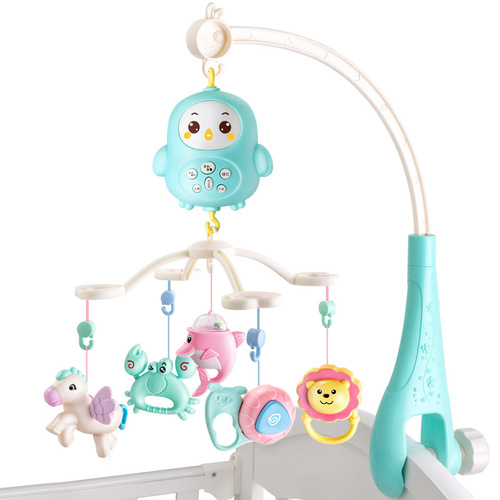 Aiyingle newborn baby bed bell 0-1 years old 3-6 months 12 male baby rotating puzzle rattle bedside bell