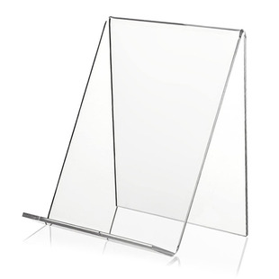 In stock acrylic bookshelf transparent display stand table diagonal shelf product stand desktop book stand
