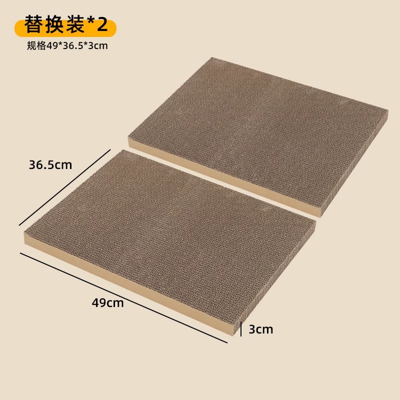 Placa de raspado para gatos tipo l, nido para gatos, todo en uno, resistente al desgaste, sin astillas, placa de garra de gato vertical, núcleo de reemplazo, garra de pulido de juguete para gatos de papel corrugado