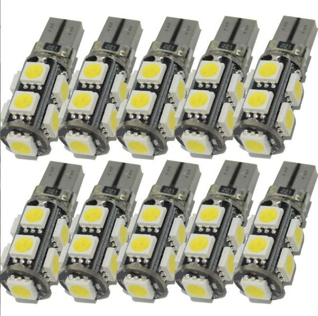 Трансграничная автомобильная светодиодная лампа декодирования T10-5050-9SMD, индикатор ширины, декодирование, небольшой светильник для чтения, лампа для номерного знака