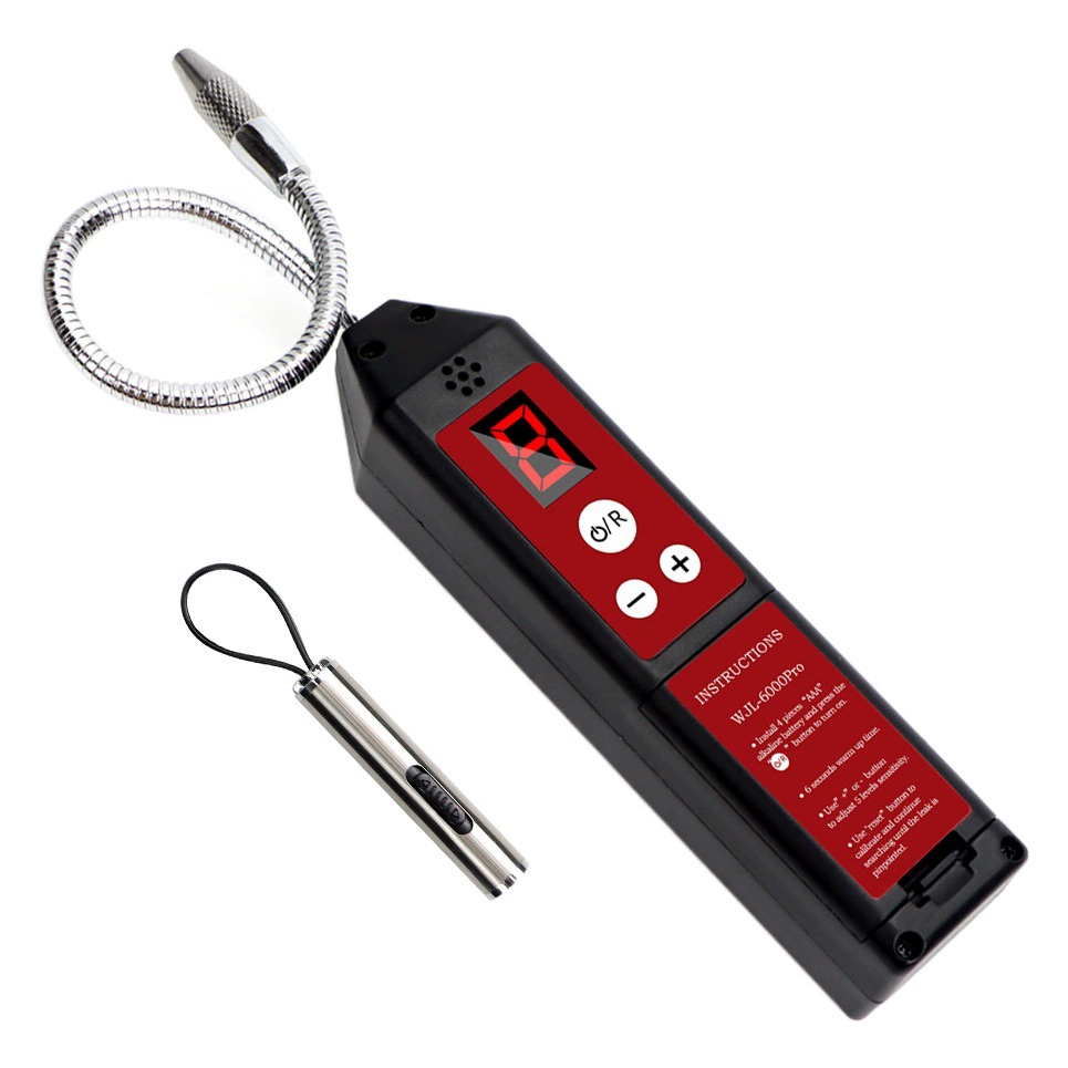 Высокоточный электронный интеллектуальный детектор утечек автомобильный Кондиционер ручной галогенный детектор давления горючего газа и водорода