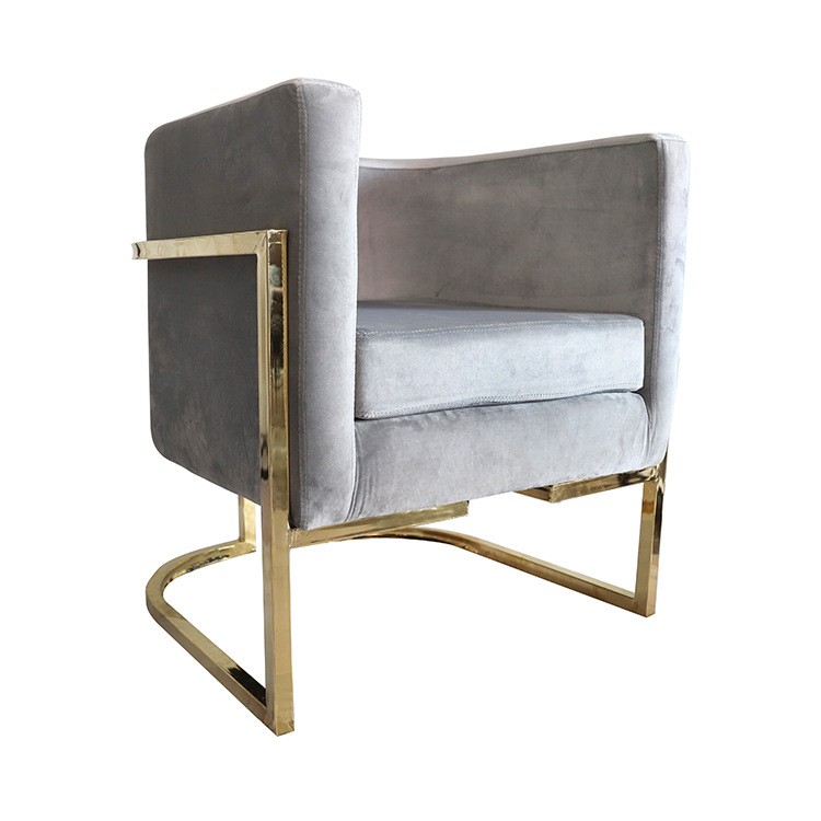 Silla de comedor de terciopelo silla de comedor de exportación silla de comedor moderna simple sillón de lujo ligero silla de respaldo de alta calidad