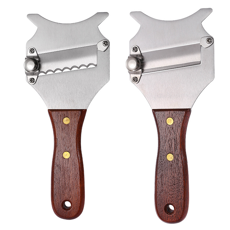 De Acero inoxidable trufa cepilladora de trufa blanco y negro cepilladora cuchillo de corte trufa cepilladora de queso de chocolate de onda cepilladora