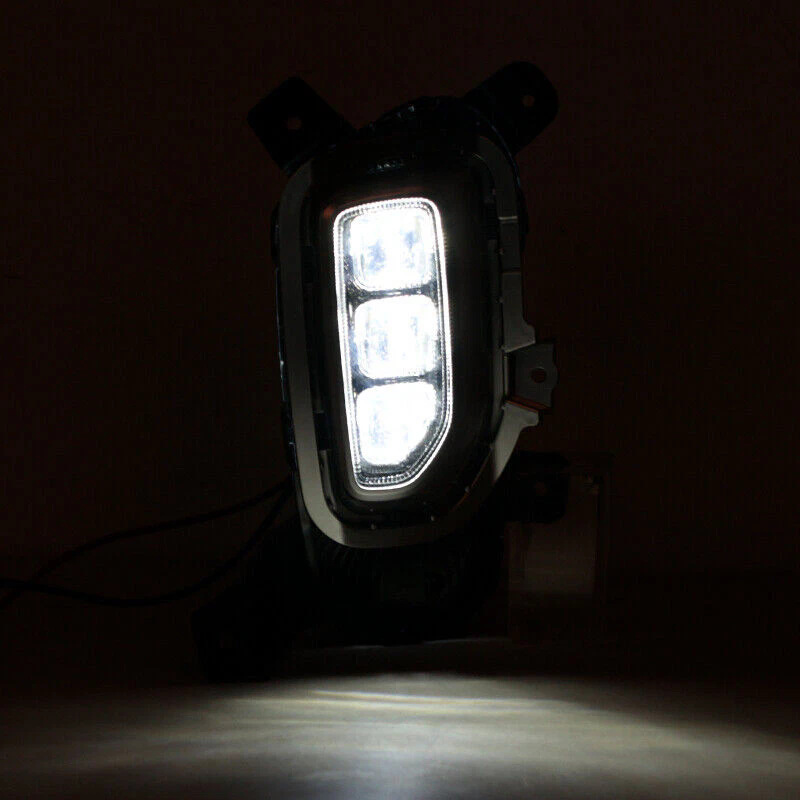 Suitable for Kia 20-21 Seltos Daytime Running Lights Led Front Fog Lights Kx3 Daytime Running Lights Turn Signals