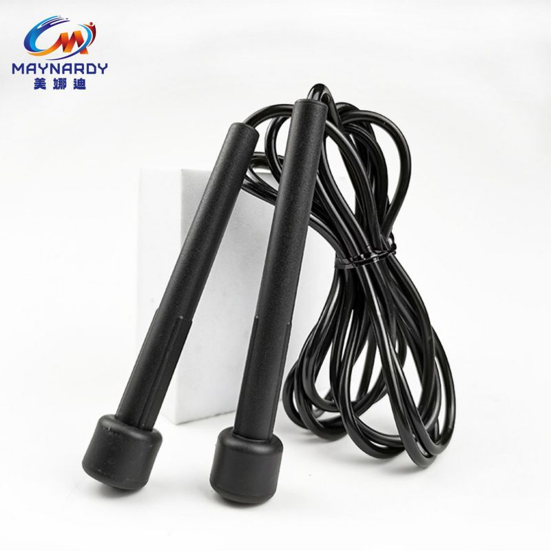 Anti-slip handle PVC solid wire rope adjustable children's racing skipping rope student high school entrance examination training pen holder durable