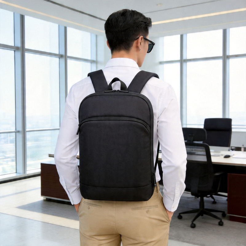 Cross-border business ultra-thin commuter backpack with large capacity and expandable design, a multi-functional commuter backpack and laptop bag Cross-border business ultra-thin commuter backpack with large capacity and expandable design, a multi-functional commuter backpack and laptop bag