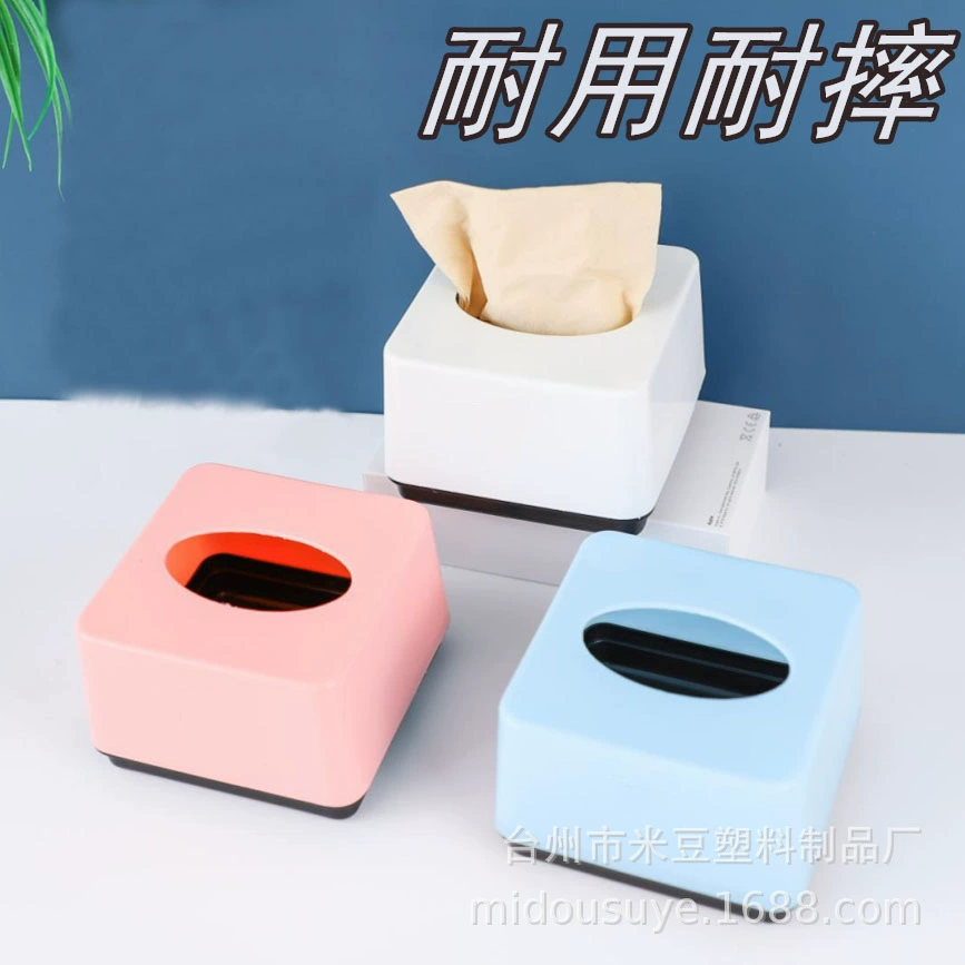 Оптовая продажа квадратная пластиковая коробка для полотенец для рекламы