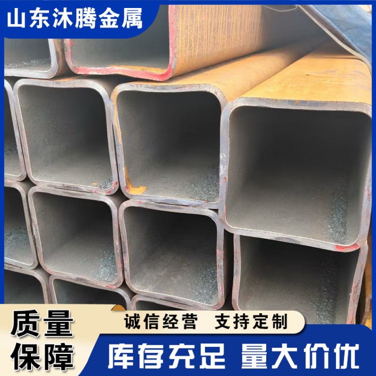 无缝方管钢材零切20号355B方管大小口径矩形管R角定制伸缩套管