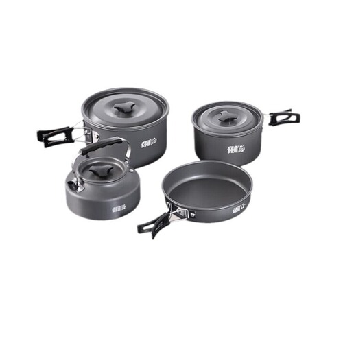 Outdoor cookware stove camping cooking utensils for wild cooking special pot water kettle multi-purpose household portable set complete equipment 