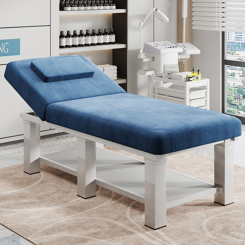 185*70 다크 블루 부드러운 플란넬 [굵은 8cm 사각 다리]]