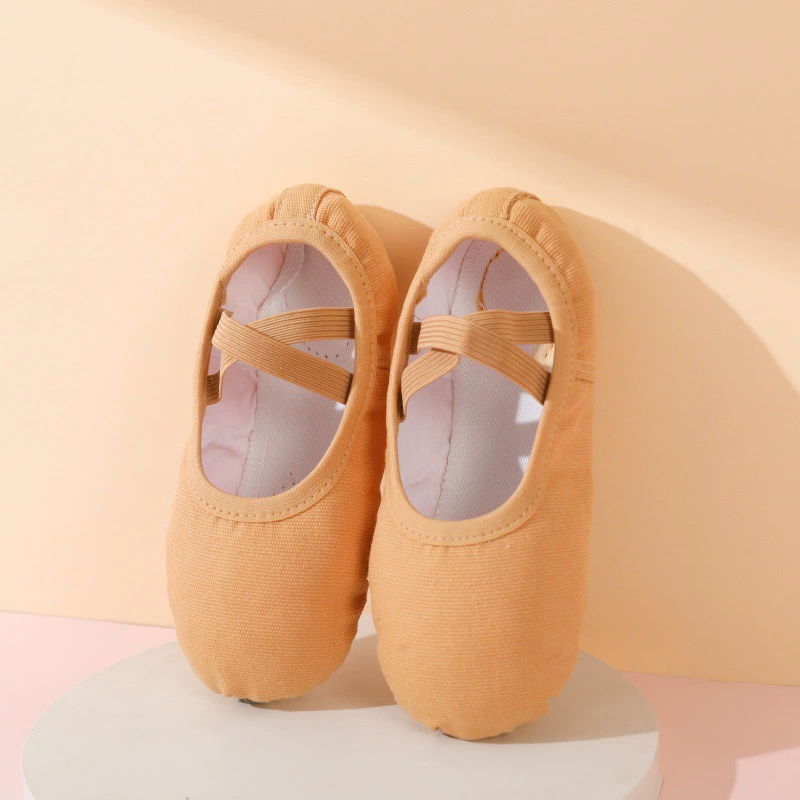 Children's ballet shoes — slip‑on soft‑sole dance & yoga shoes, sizes 23–40