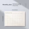 Monthly plan