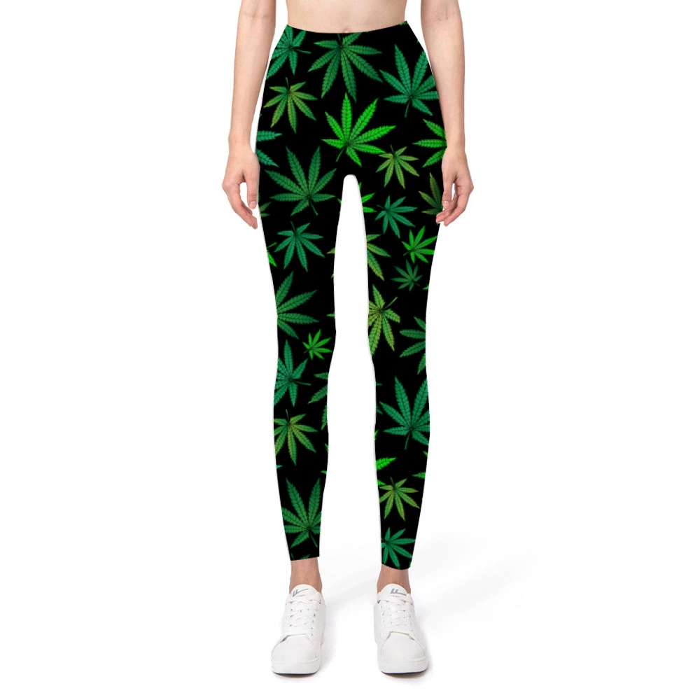 Йога-одежда, корректирующие лосины, (торговля через границу), 3D, slim fit, обтягивает
