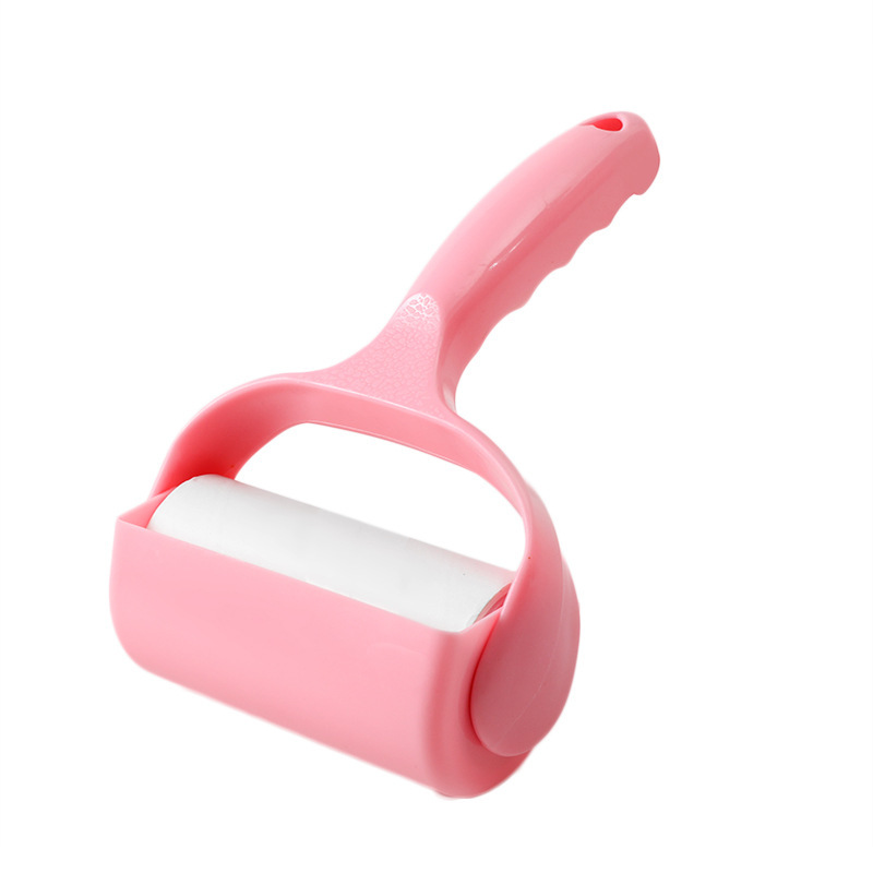 Dispositivo de pegado del cabello rodillo núcleo de papel de fieltro desgarrable cepillo de rodillo de pelo que se pega artefacto ropa de depilación cepillo de depilación rollo de papel image 6