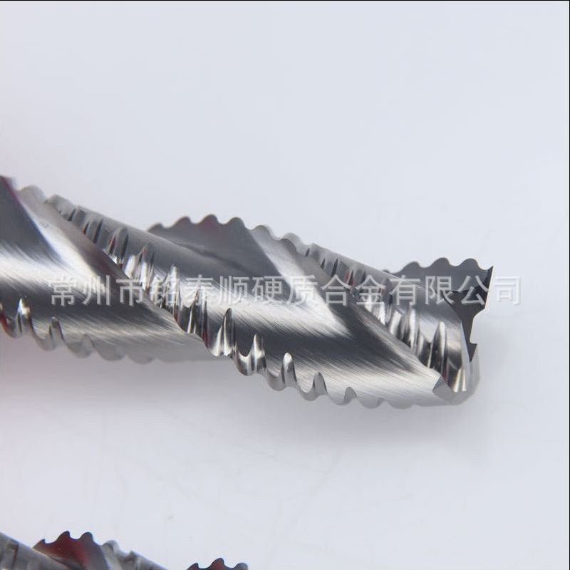 55度3刃铝用粗皮铣刀硬质合金涂层波纹刀数控铣削刀具厂家供应