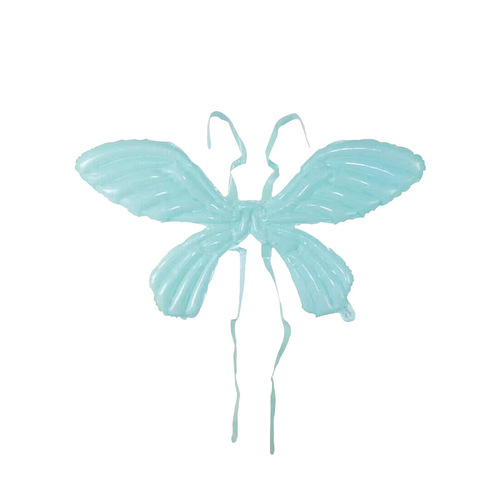 Internet celebrity butterfly wings balloon children's birthday party inflatable decoration props stall toys aluminum film balloon wholesale