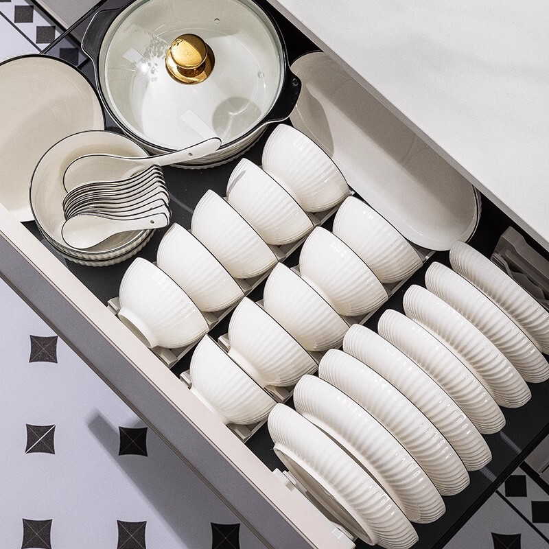 Japanese Yamada Bowls and Plates Household Tableware Set Scandinavian Style Tableware Creative New Ceramic Bowls and Plates Chopsticks Couple Set