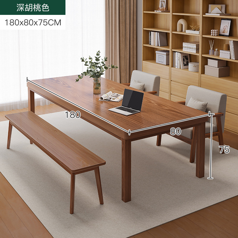 Sala de estar grande escritorio largo pierna de madera maciza nuevo chino escritorio de la computadora mesa de oficina Mesa DE TRABAJO mesa de estudio mesa larga para el hogar