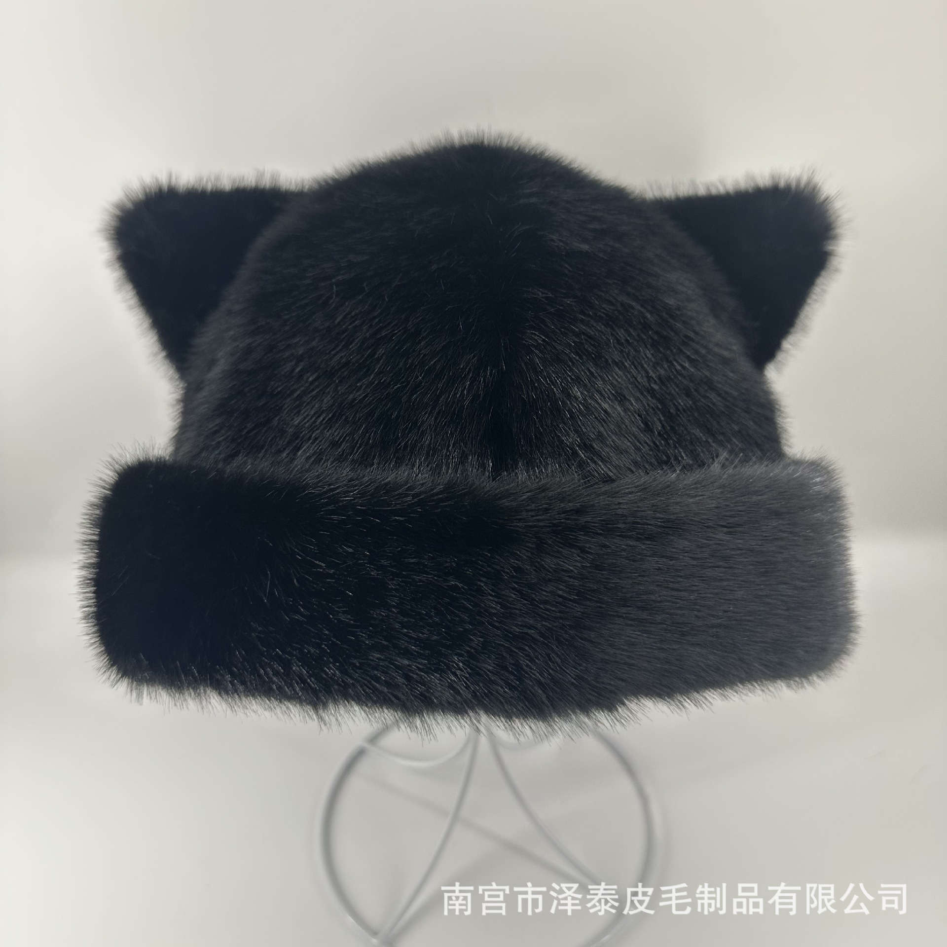 Elf transfronterizo adorable oso gorra de peluche de orejas caliente de invierno para mujeres gorras de protección de orejas de reducción de la edad gorras de capuchón universal